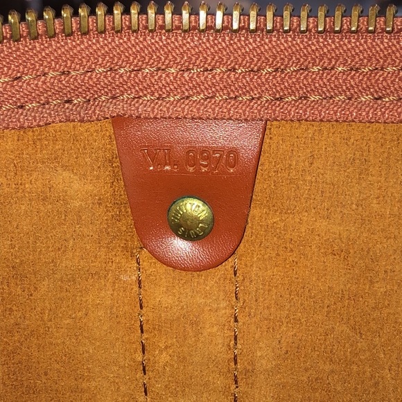 LOUIS VUITTON LV 50 Kenyan Fawn Epi Keepall Boston Travel Weekend Bag VI0970 - Picture 16 of 17